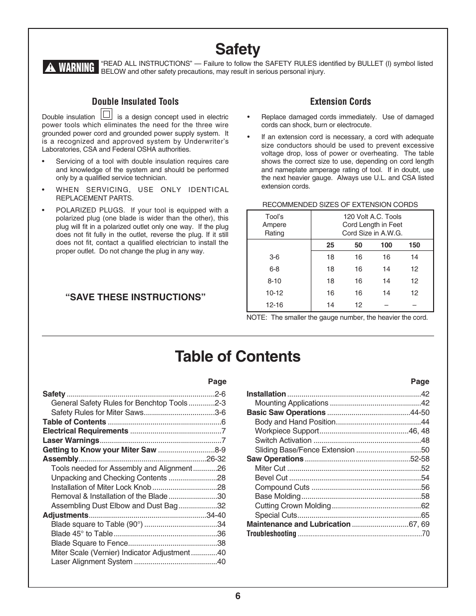 Skil 3800-02 User Manual | Page 6 / 72