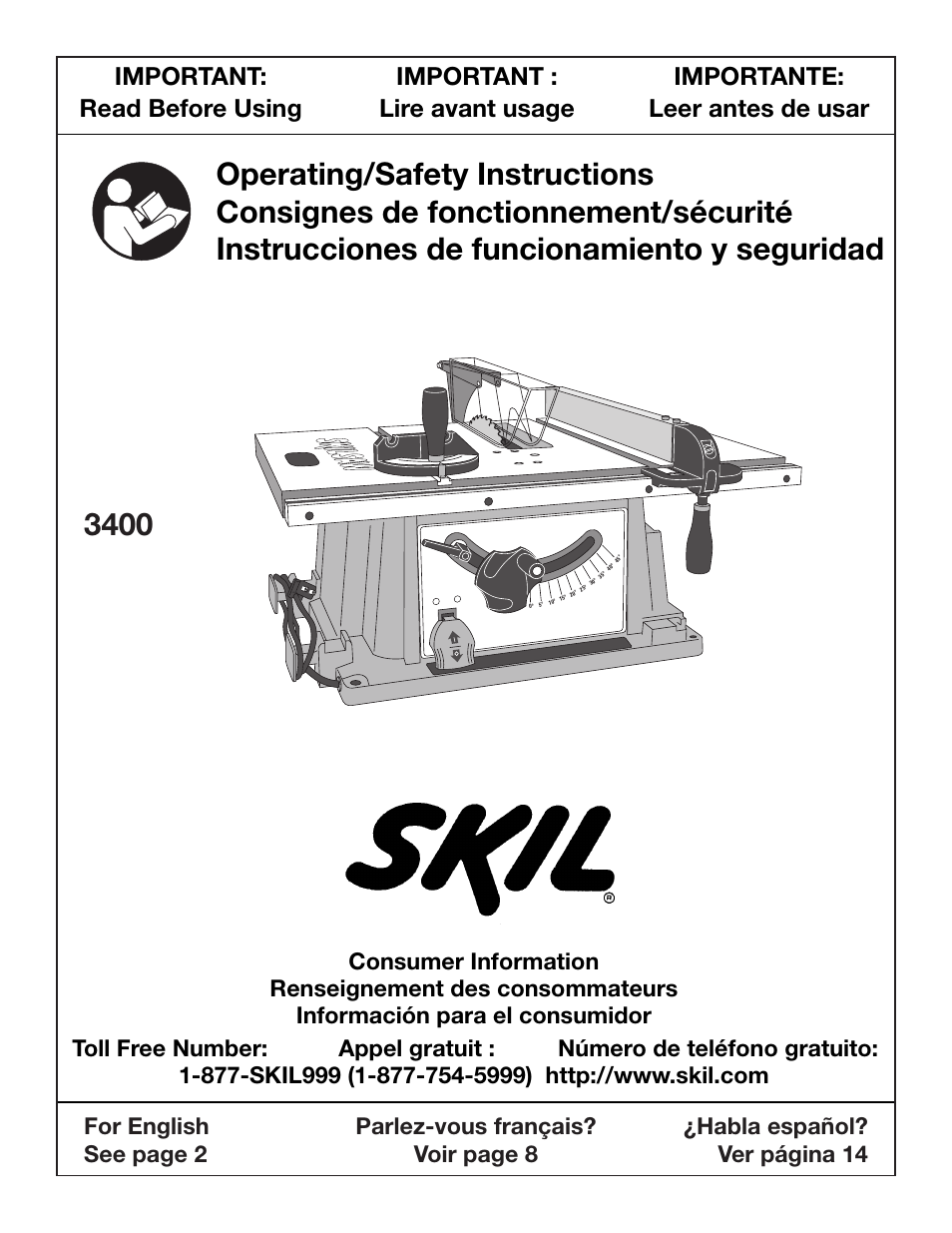 Skil 3400 User Manual | 64 pages