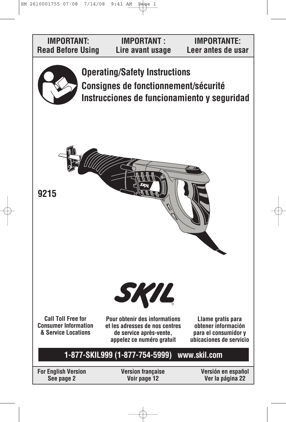 Skil 9215 User Manual | 32 pages