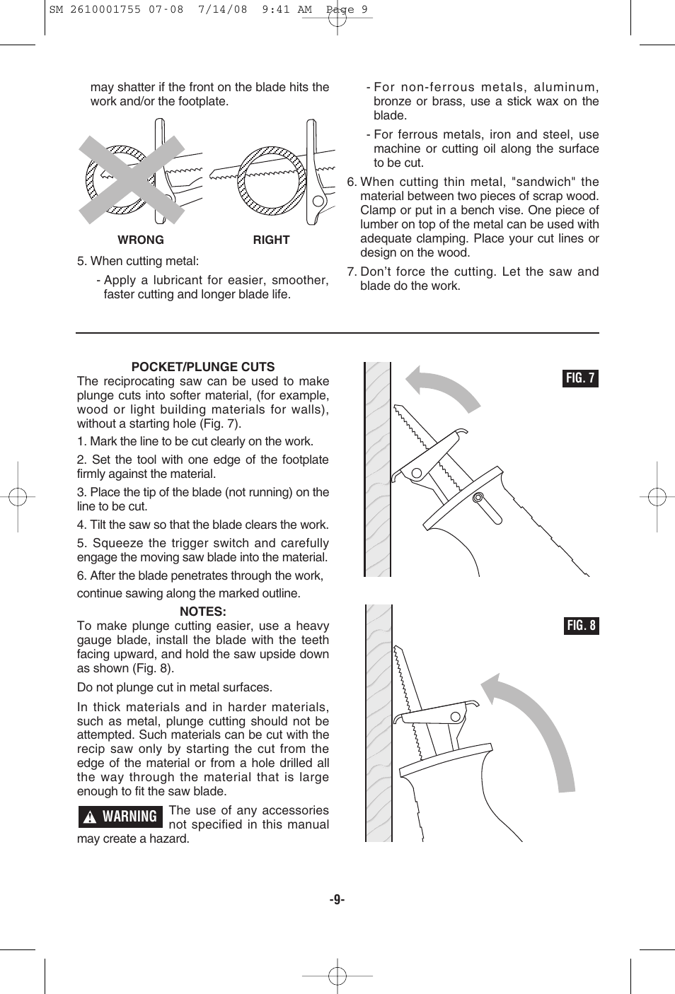 Skil 9215 User Manual | Page 9 / 32