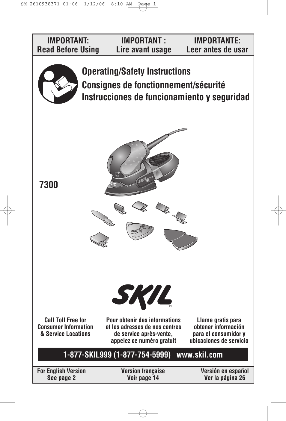 Skil 7300 User Manual | 40 pages