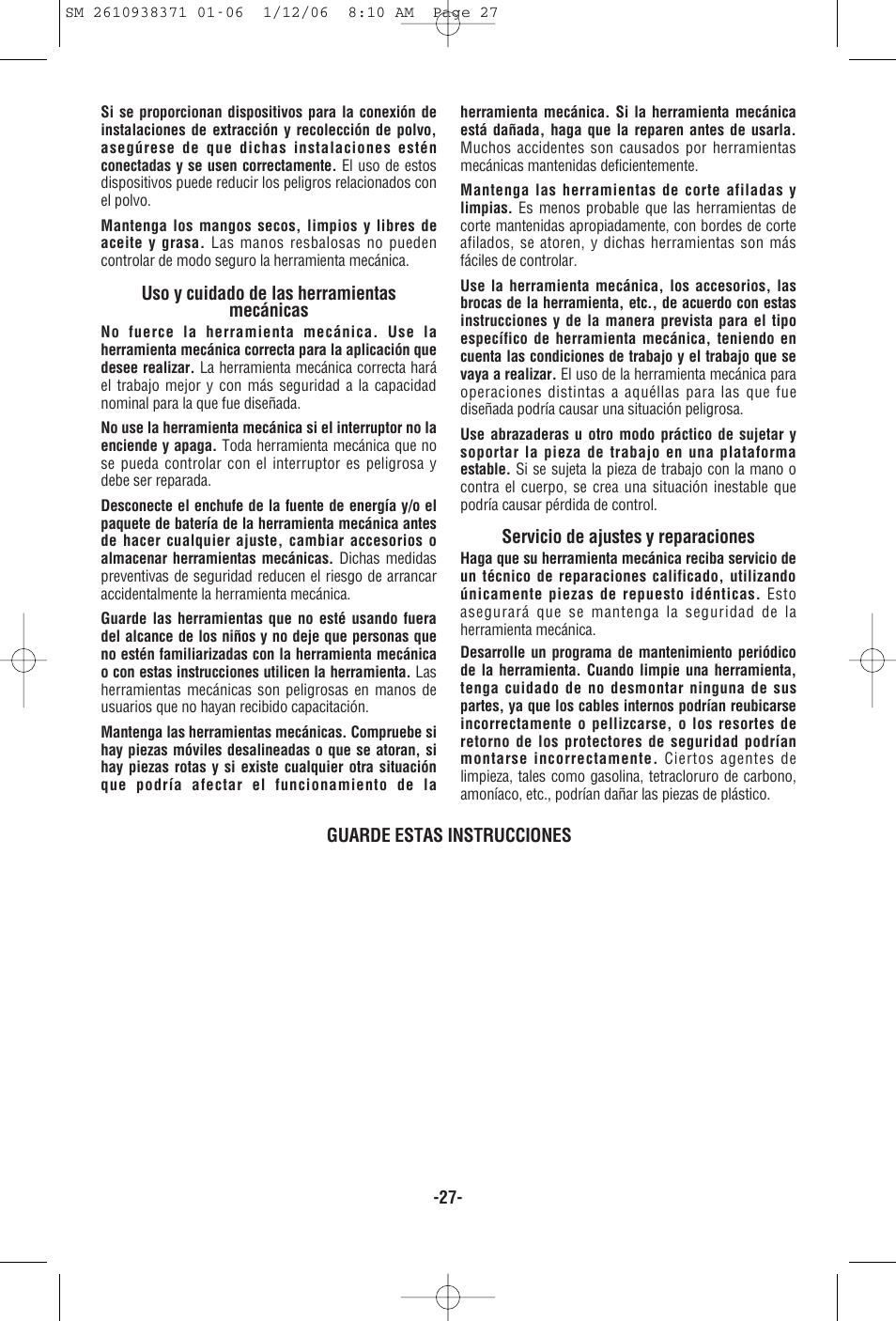 Skil 7300 User Manual | Page 27 / 40