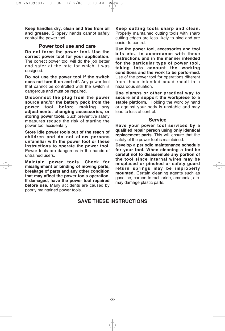 Skil 7300 User Manual | Page 3 / 40