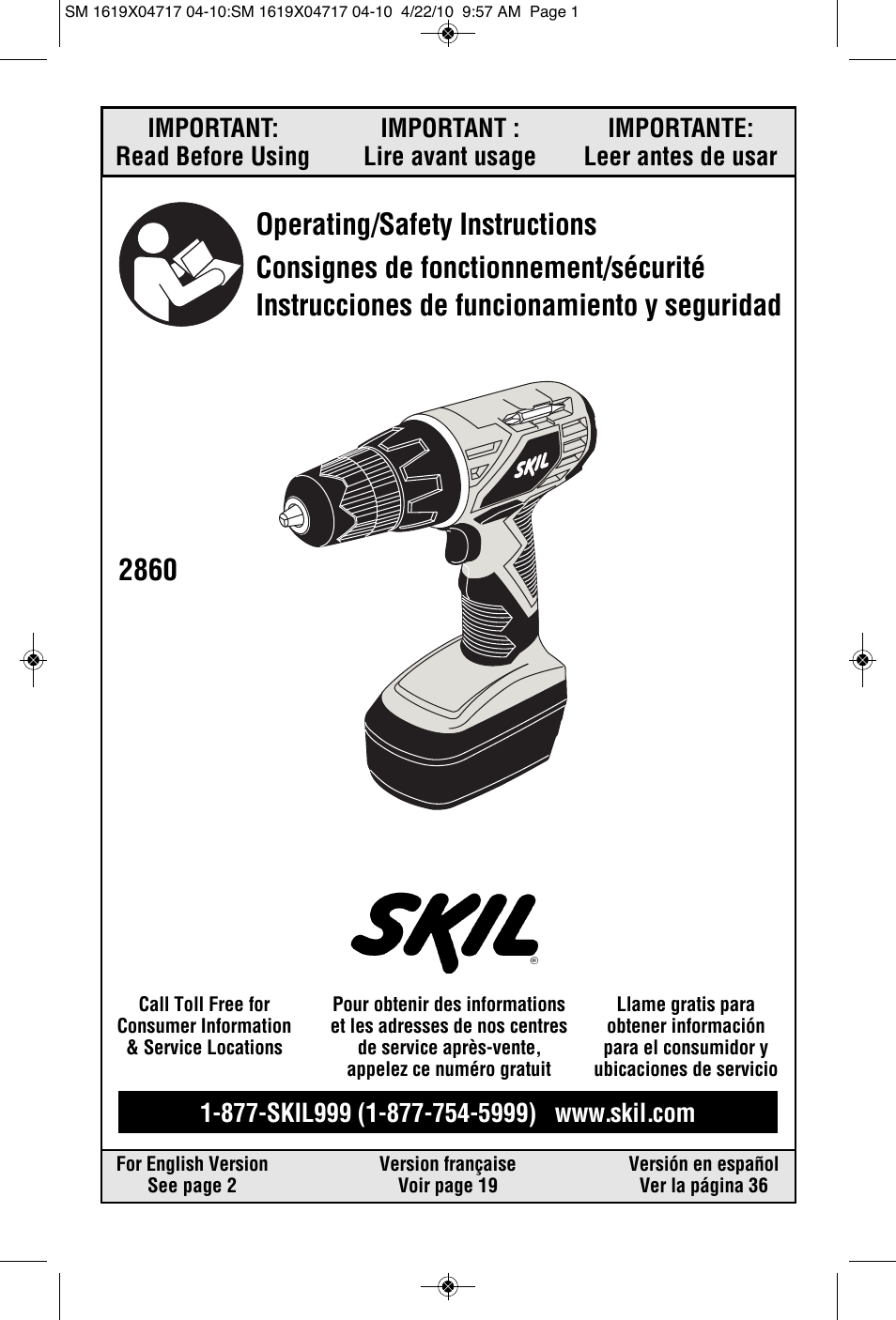 Skil 2860 User Manual | 56 pages
