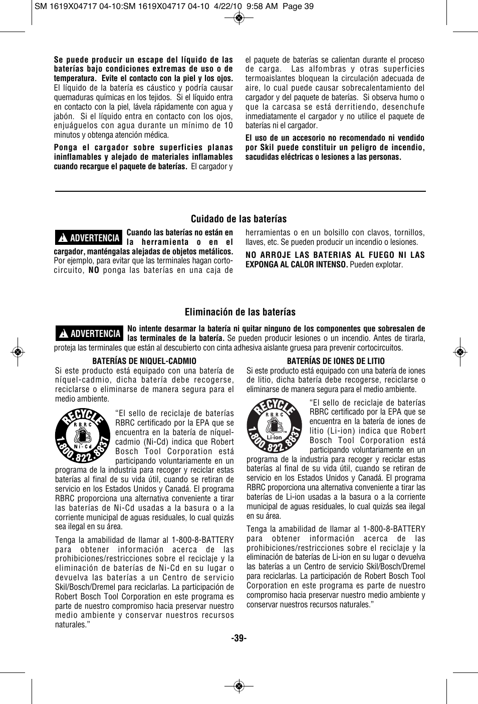Skil 2860 User Manual | Page 39 / 56