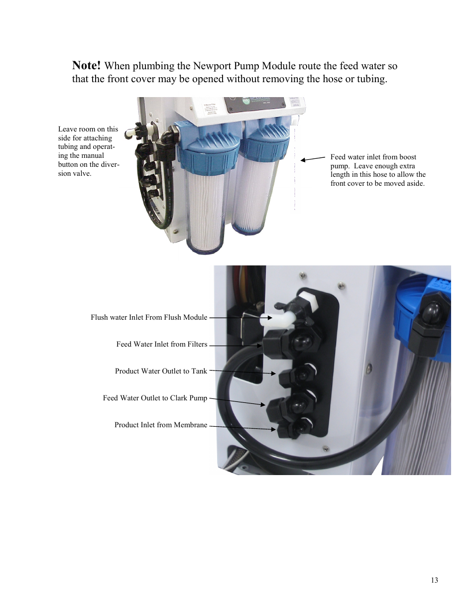 Spectra Watermakers Newport 400 User Manual | Page 13 / 58