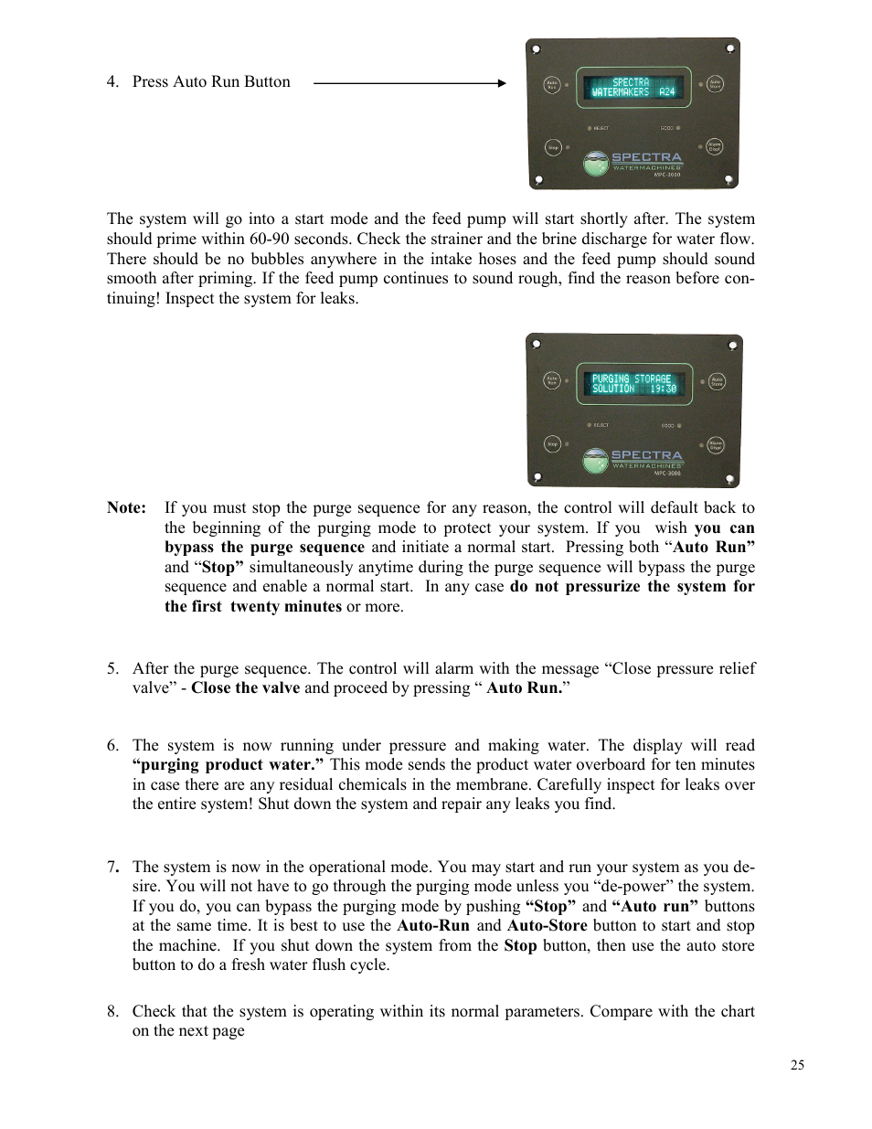 Spectra Watermakers Newport 400 User Manual | Page 25 / 58