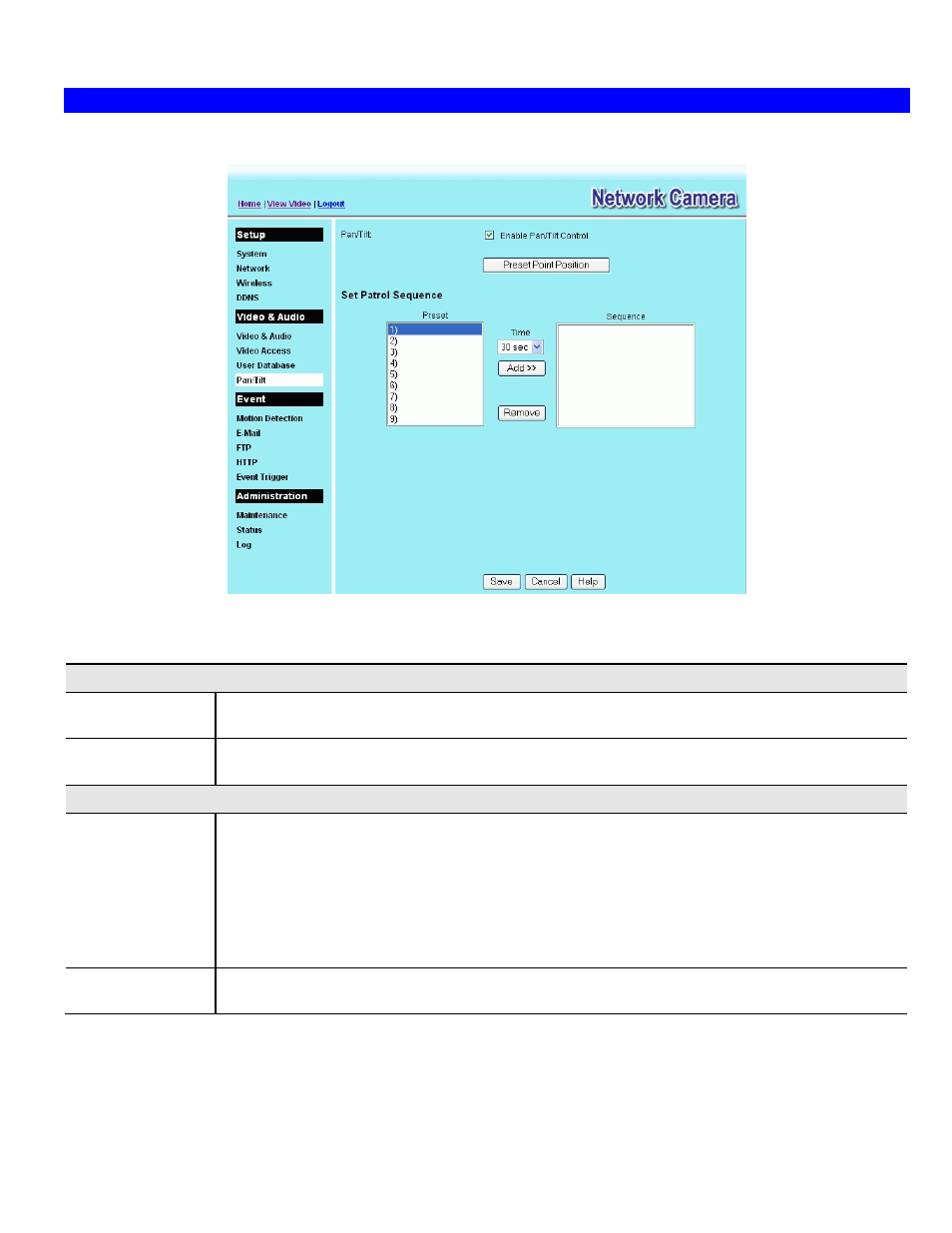 Pan/tilt screen | Spectra Watermakers BlueScale Vision 956YH60001 User Manual | Page 44 / 83