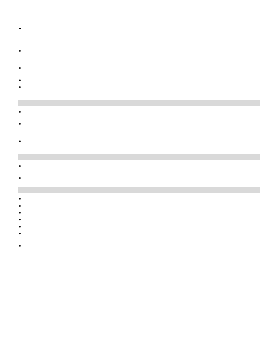Internet features, Security features, Wireless features (wireless model only) | Spectra Watermakers BlueScale Vision 956YH60001 User Manual | Page 6 / 83