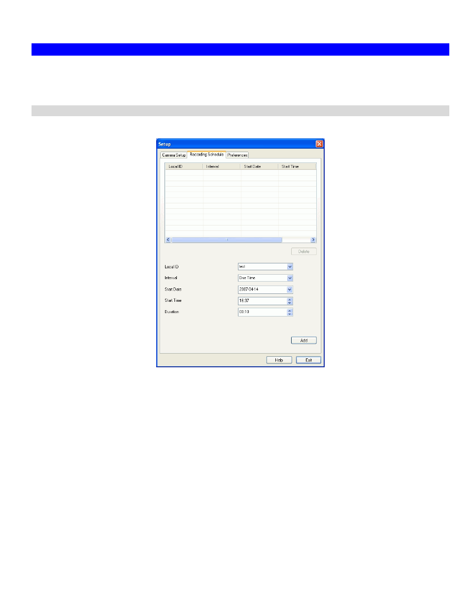 Recording video, Recording schedule | Spectra Watermakers BlueScale Vision 956YH60001 User Manual | Page 64 / 83