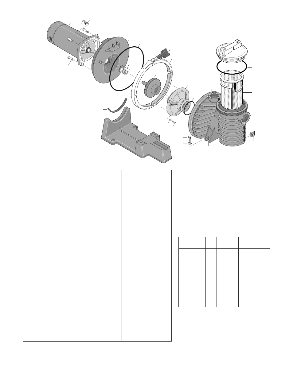 Repair parts list | STA-RITE DURA-GLAS IITM P4RA6F-151L User Manual | Page 12 / 15