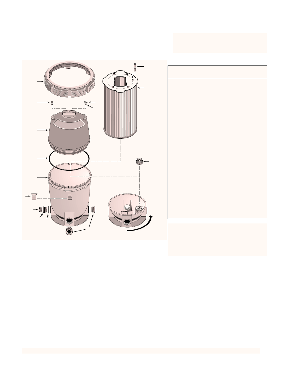 Repair parts filter tank assembly | STA-RITE Swimming Pool Filter User Manual | Page 16 / 20