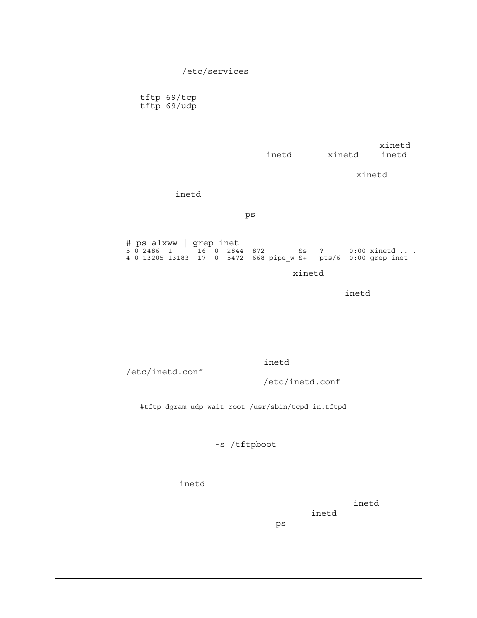 4 configuring tftp with inetd | SBE HighWire HW400c/2 User Manual | Page 83 / 104