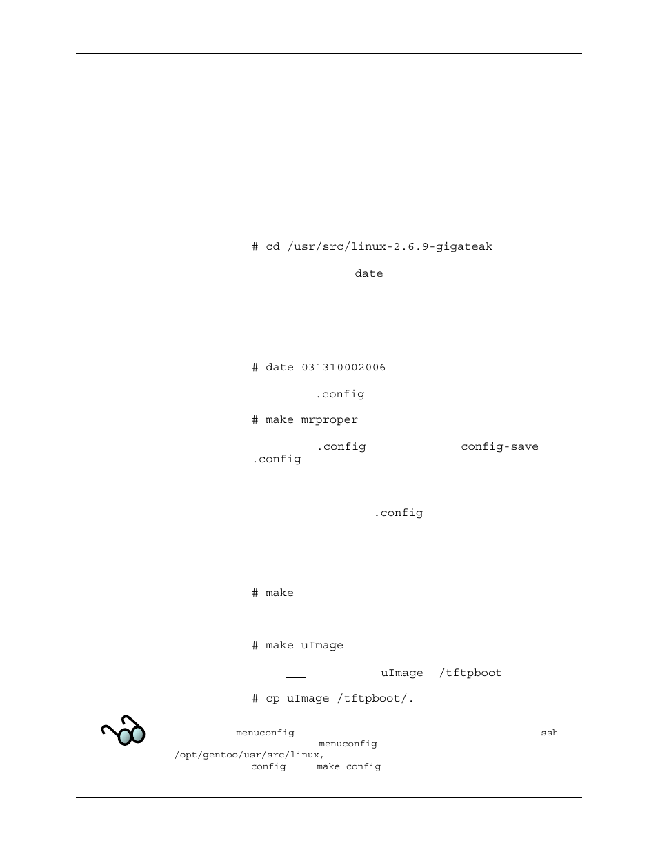 6 compiling the kernel ( uimage ) | SBE HighWire HW400c/2 User Manual | Page 98 / 104