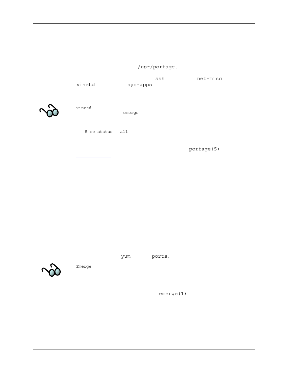 1 gentoo application packages management, 1 emerge | SBE HighWire HW400c/2 User Manual | Page 99 / 104