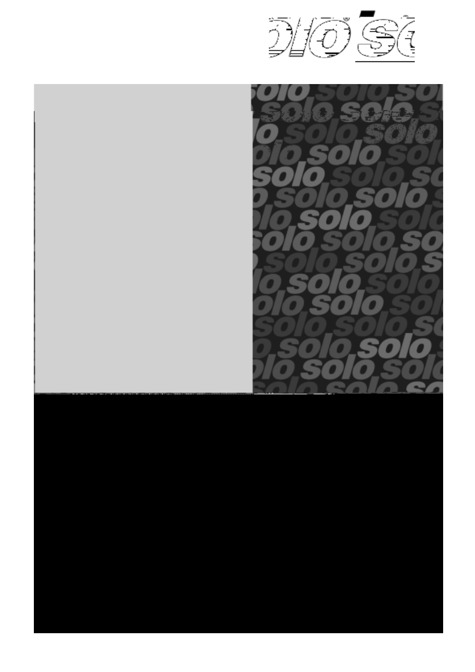 Solo USA 129HS User Manual | 18 pages