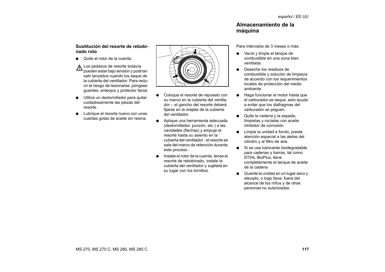 Solo USA MS 270 User Manual | Page 118 / 134