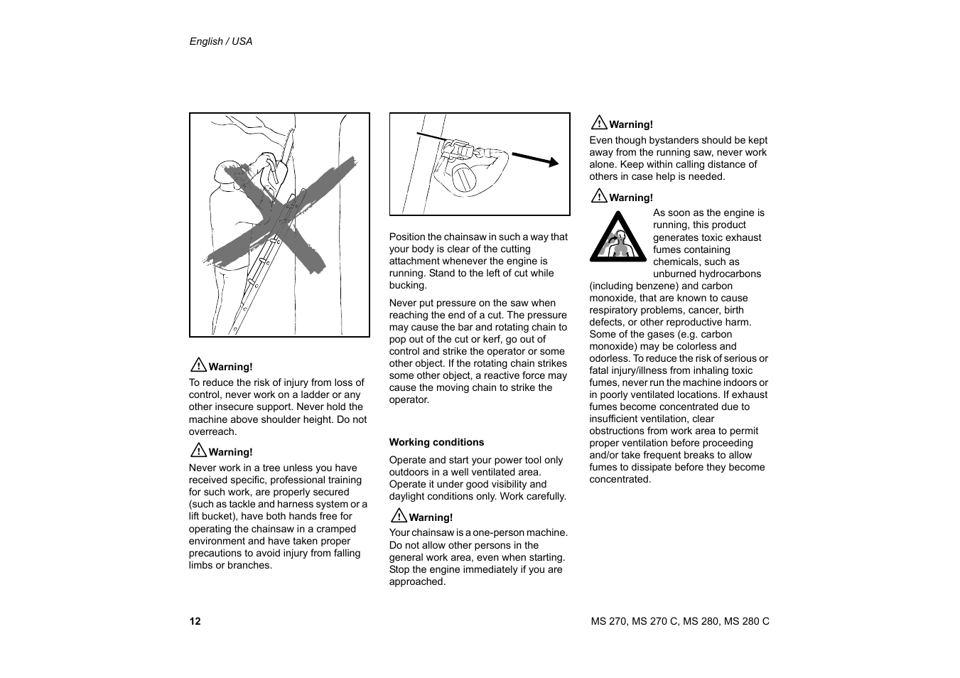 Solo USA MS 270 User Manual | Page 13 / 134