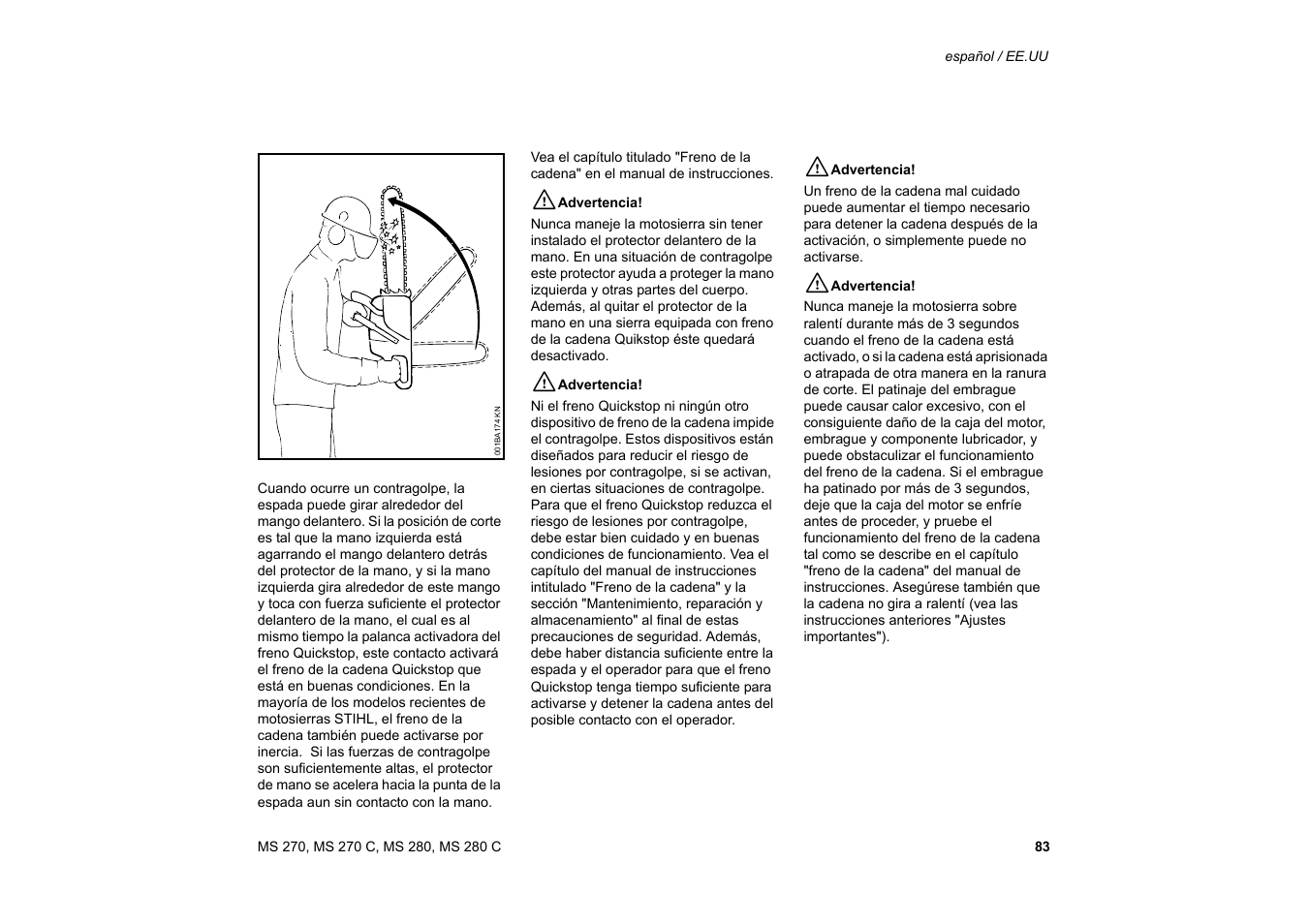 Solo USA MS 270 User Manual | Page 84 / 134