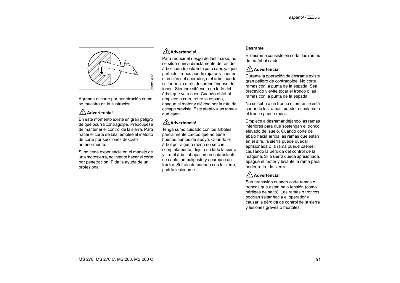 Solo USA MS 270 User Manual | Page 92 / 134