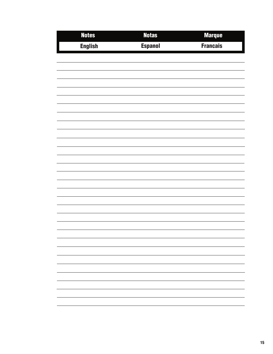 Senco M3 User Manual | Page 15 / 16