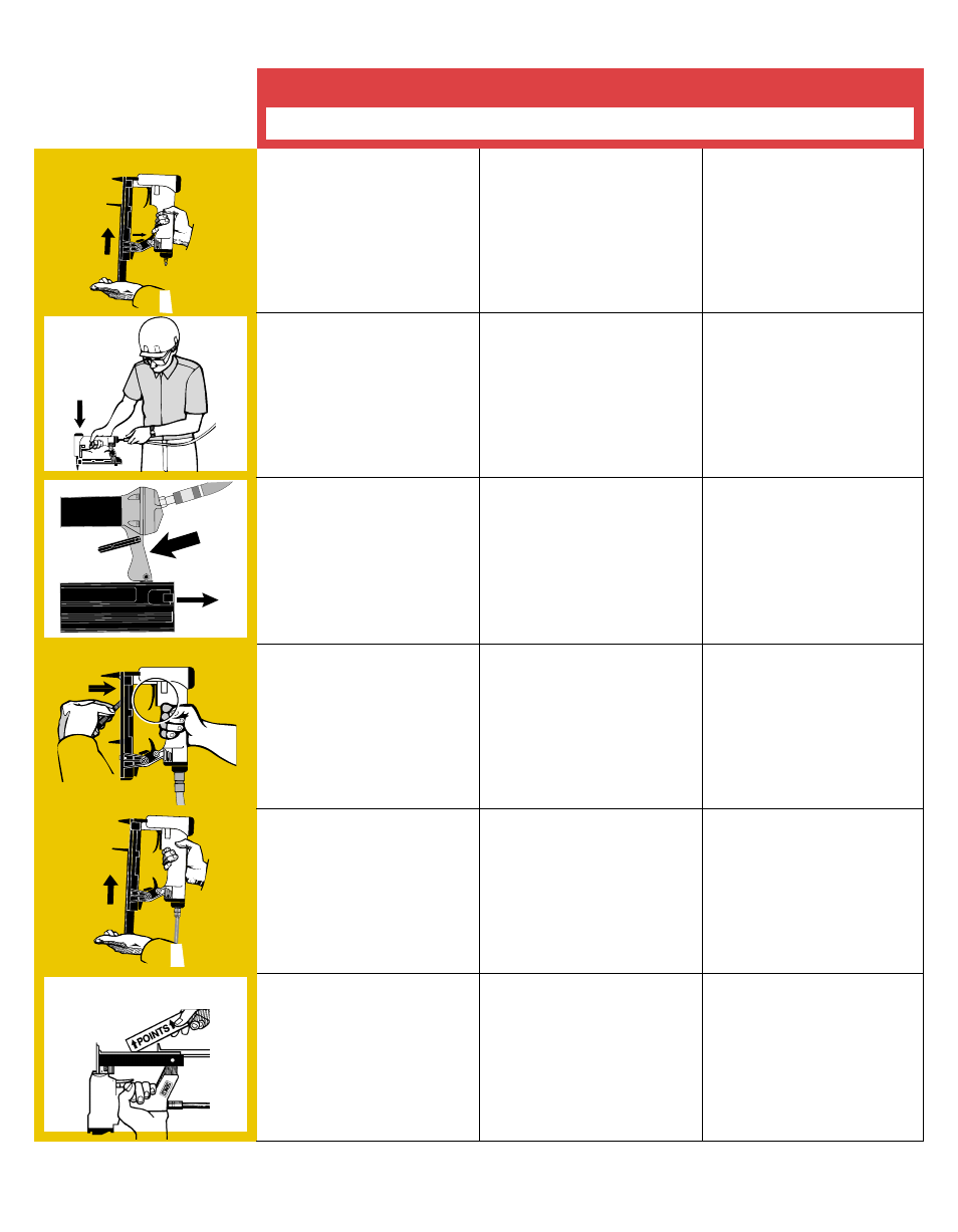 English espanol francais, Shp10, Slp20 & ls | Senco SHP10  EN User Manual | Page 4 / 12