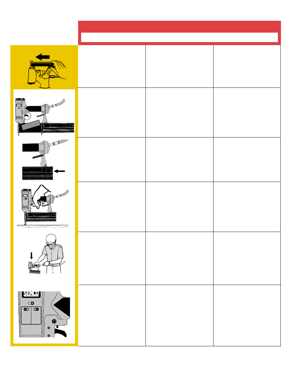 English espanol francais, Slp20 & ls, Finishpro™ 25 | Senco SHP10  EN User Manual | Page 5 / 12
