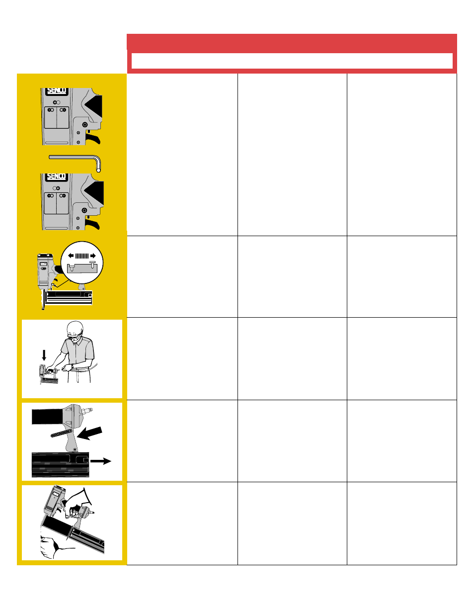 English espanol francais, Finishpro™ 25 | Senco SHP10  EN User Manual | Page 6 / 12