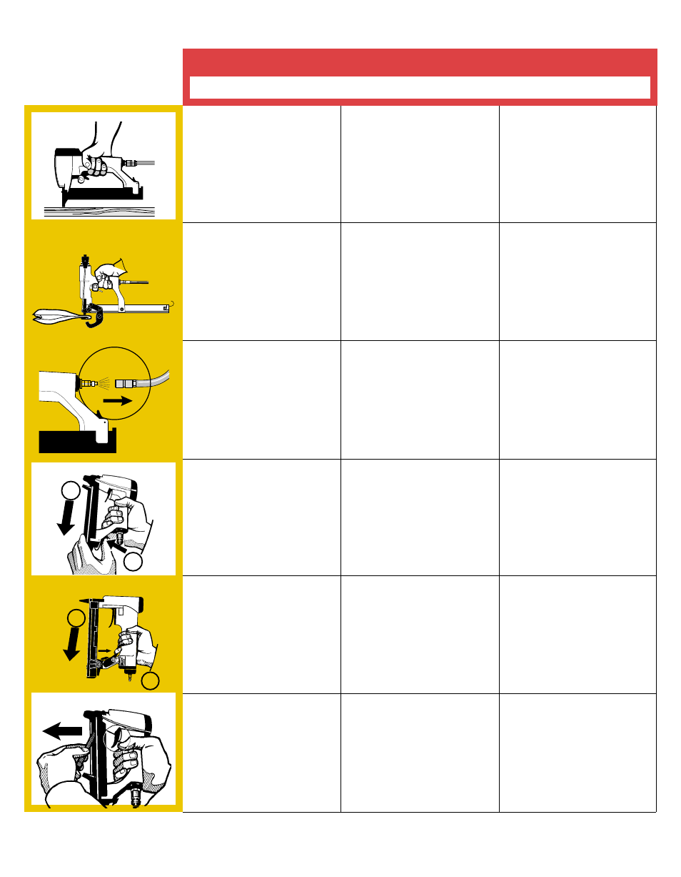 Dfp/f50/f75, Sfw08/sj10, Sfw10/sft10 | Senco DFP User Manual | Page 5 / 16