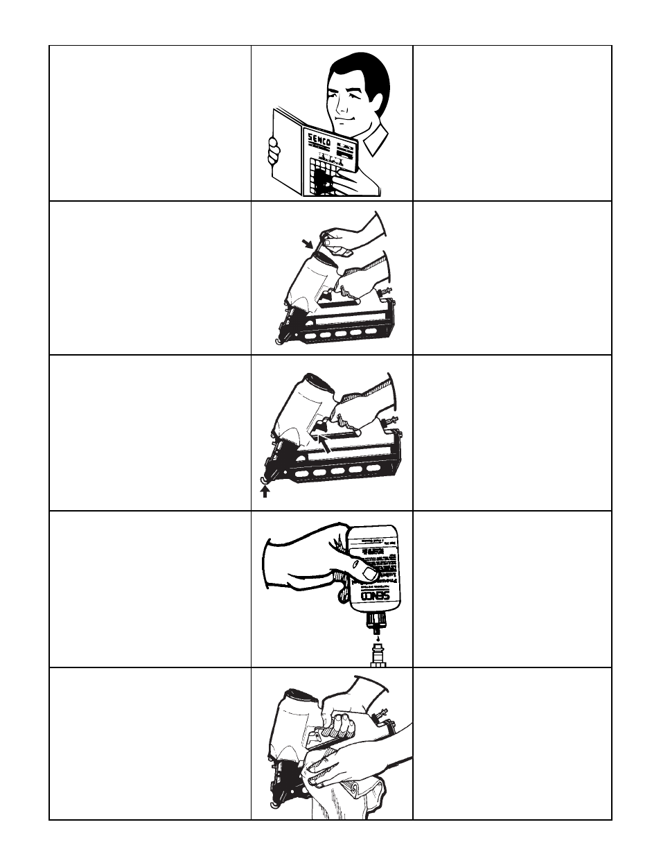 Maintenance, Mantenimiento, Wartung | Entretien | Senco SN4 User Manual | Page 12 / 16