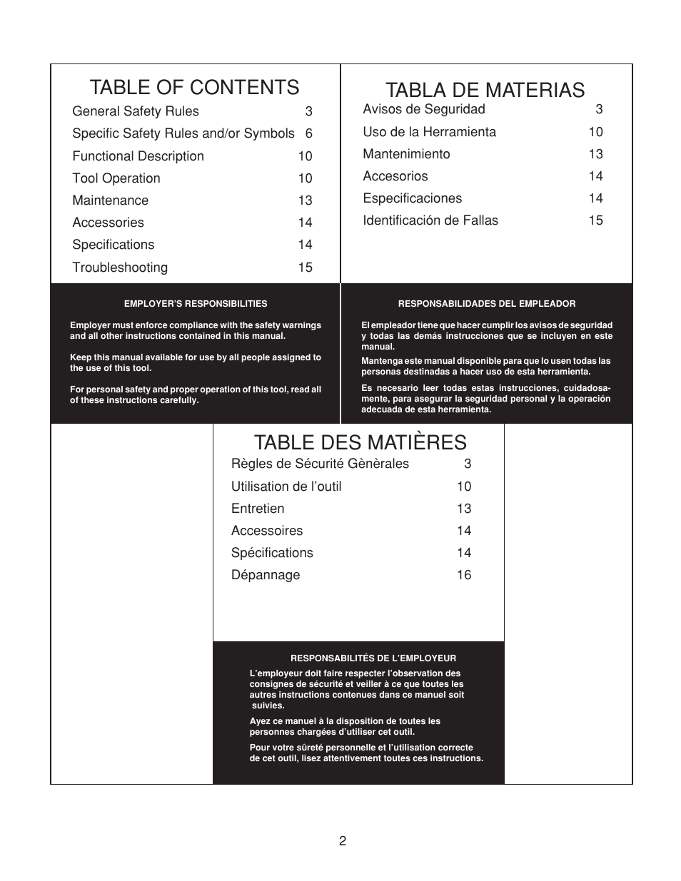 Senco AirFreeTM 41 User Manual | Page 2 / 16