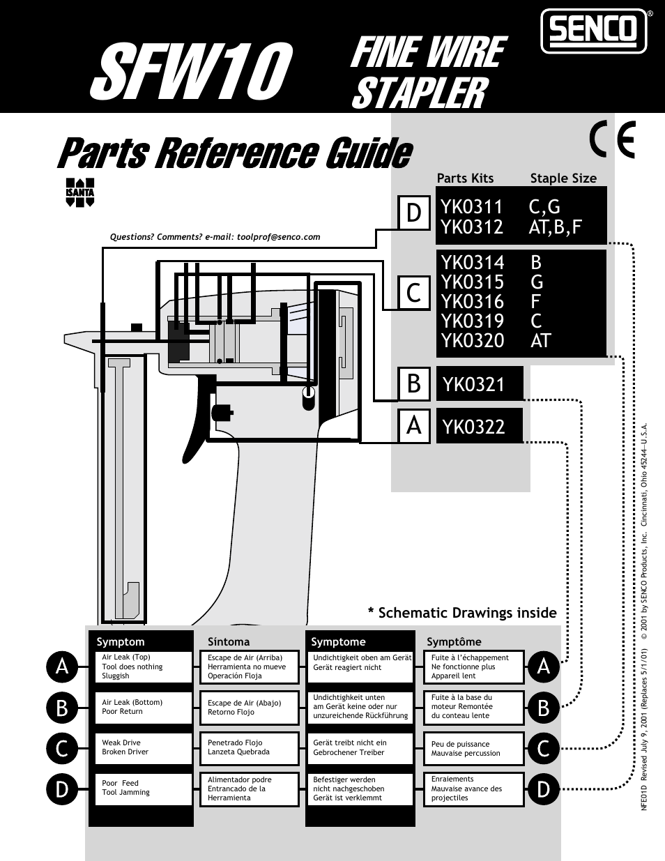 Senco YK0320 User Manual | 4 pages