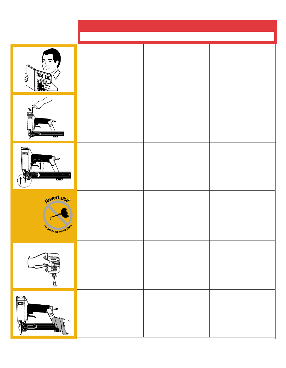 Maintenance, Nederlands deutsch english, Sls15, sls18 | Maintenance wartung onderhoud | Senco SLS22  EU User Manual | Page 13 / 28