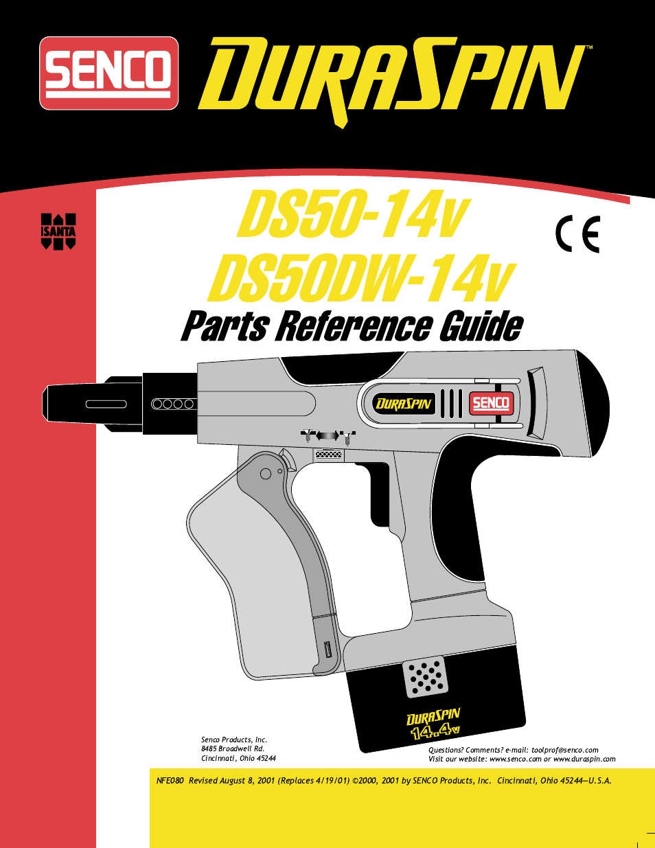 Senco DS50DW-14v User Manual | 4 pages