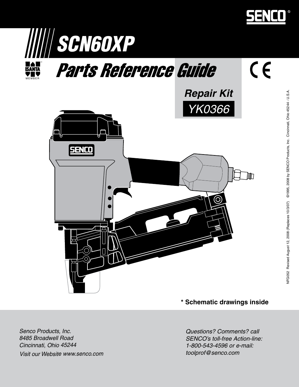 Senco SCN60 User Manual | 4 pages