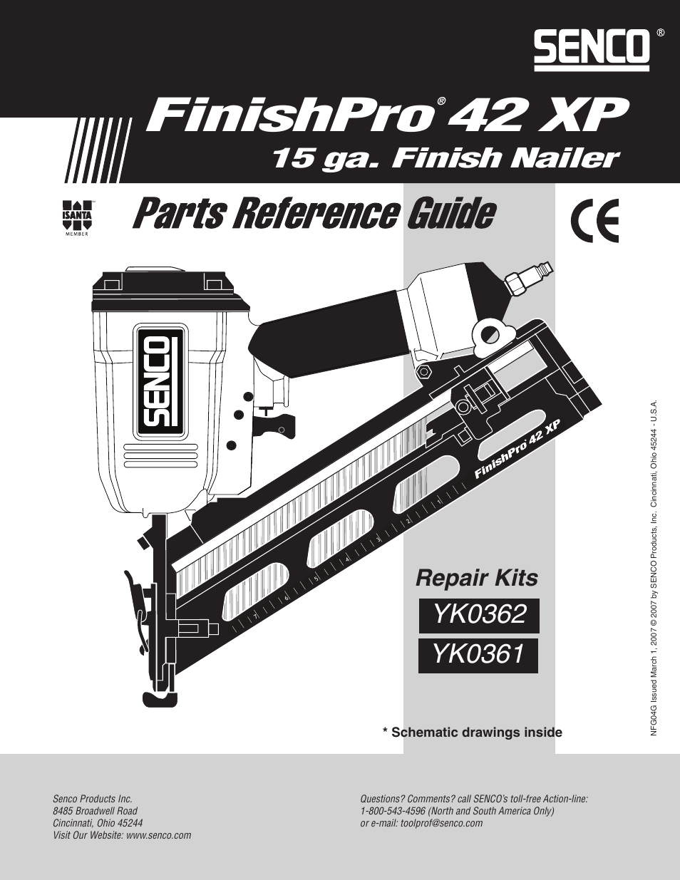 Senco YK0361 User Manual | 4 pages