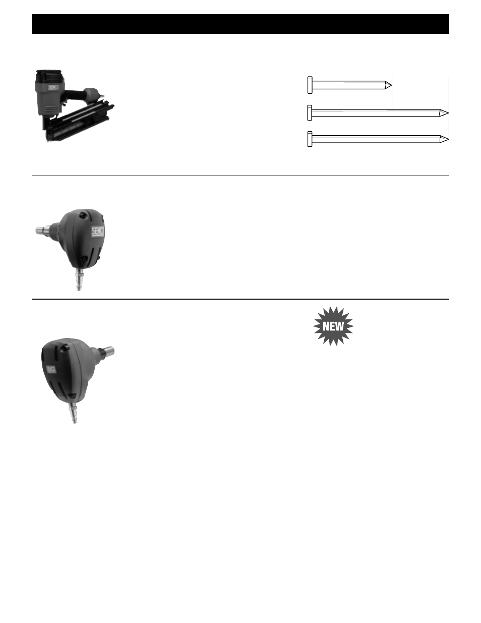 Metal connector nailers, Sn60mc, A9 hand nailer | A20 hand nailer | Senco 700E-XL User Manual | Page 8 / 8