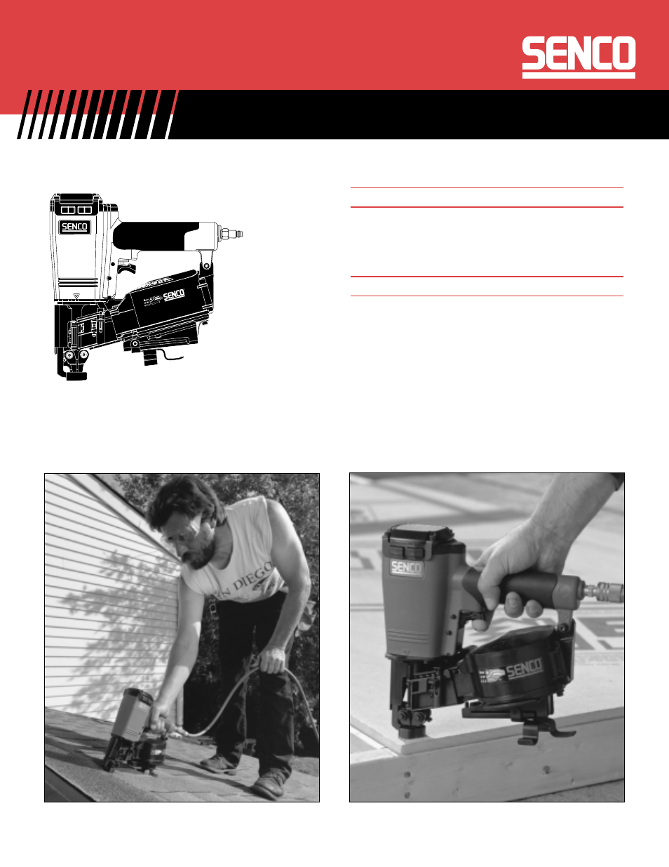 Senco SCN40R User Manual | 2 pages
