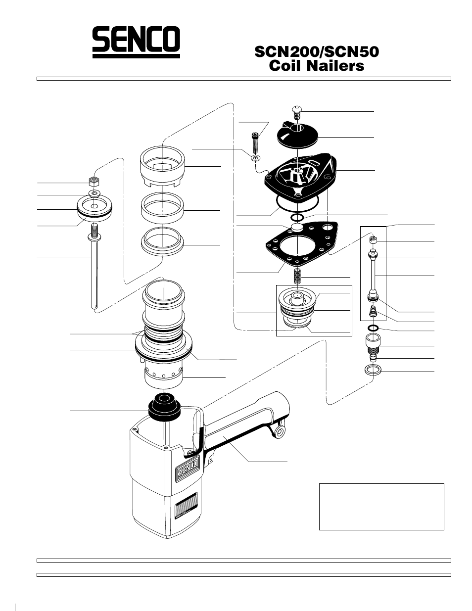 Senco SCN50 User Manual | 4 pages