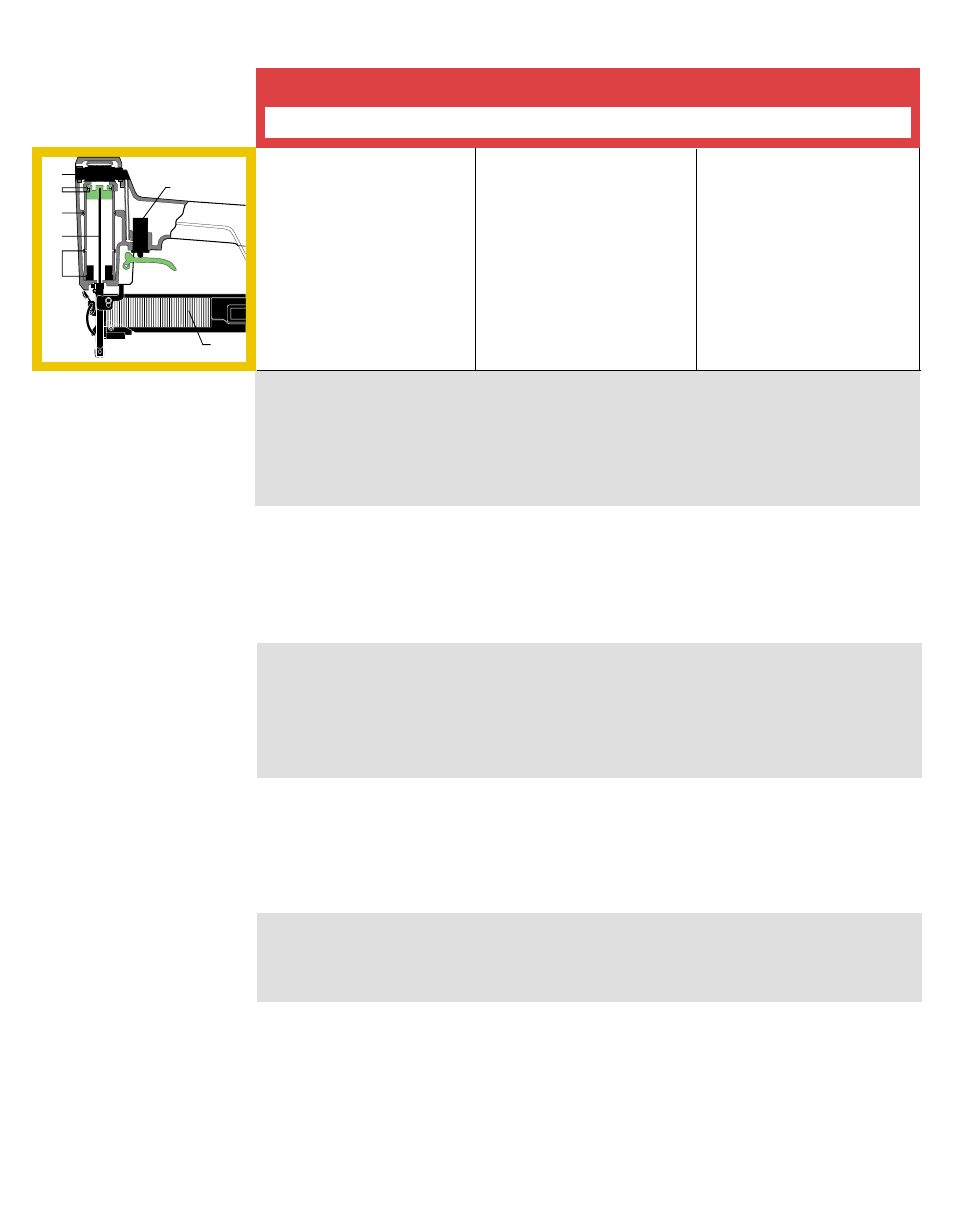 Symptôme, Solution, Symptom | Symptom solution, Síntoma, Solución, Síntoma solución | Senco SLS20HF User Manual | Page 7 / 12