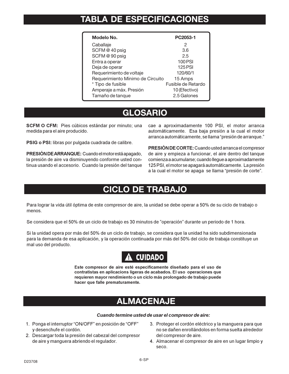 Senco ACCUSET PC2053-1 User Manual | Page 22 / 48