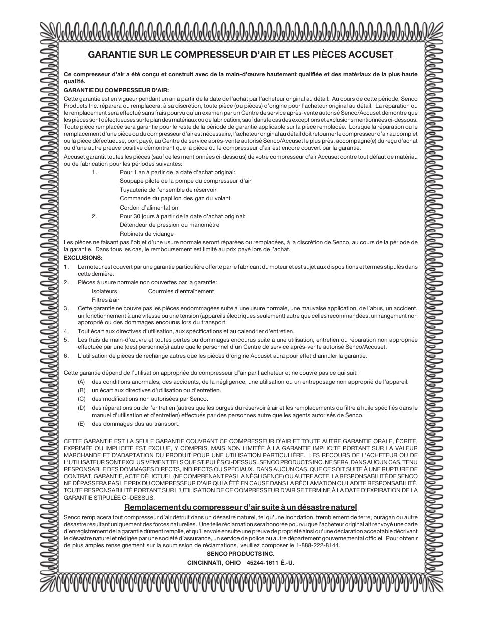 Senco ACCUSET PC2053-1 User Manual | Page 48 / 48