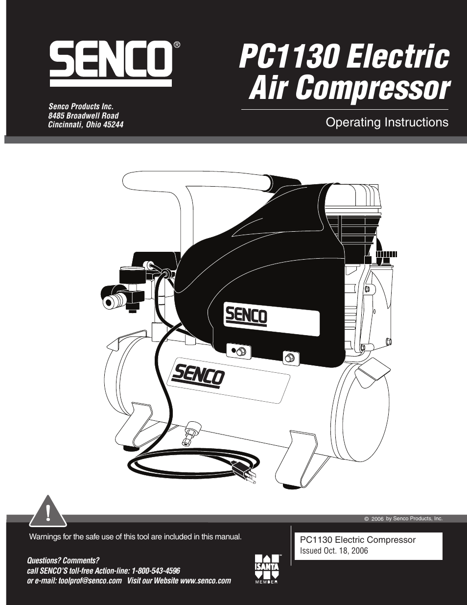 Senco PC1130 User Manual | 16 pages
