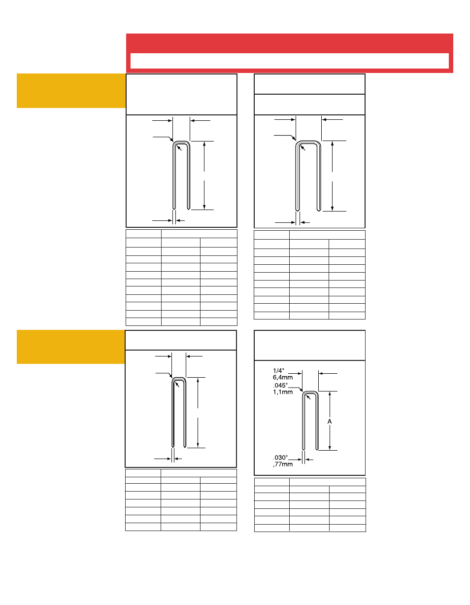 Sls20 & sls22, Sls20 sls25xp | Senco SLS18 User Manual | Page 9 / 12