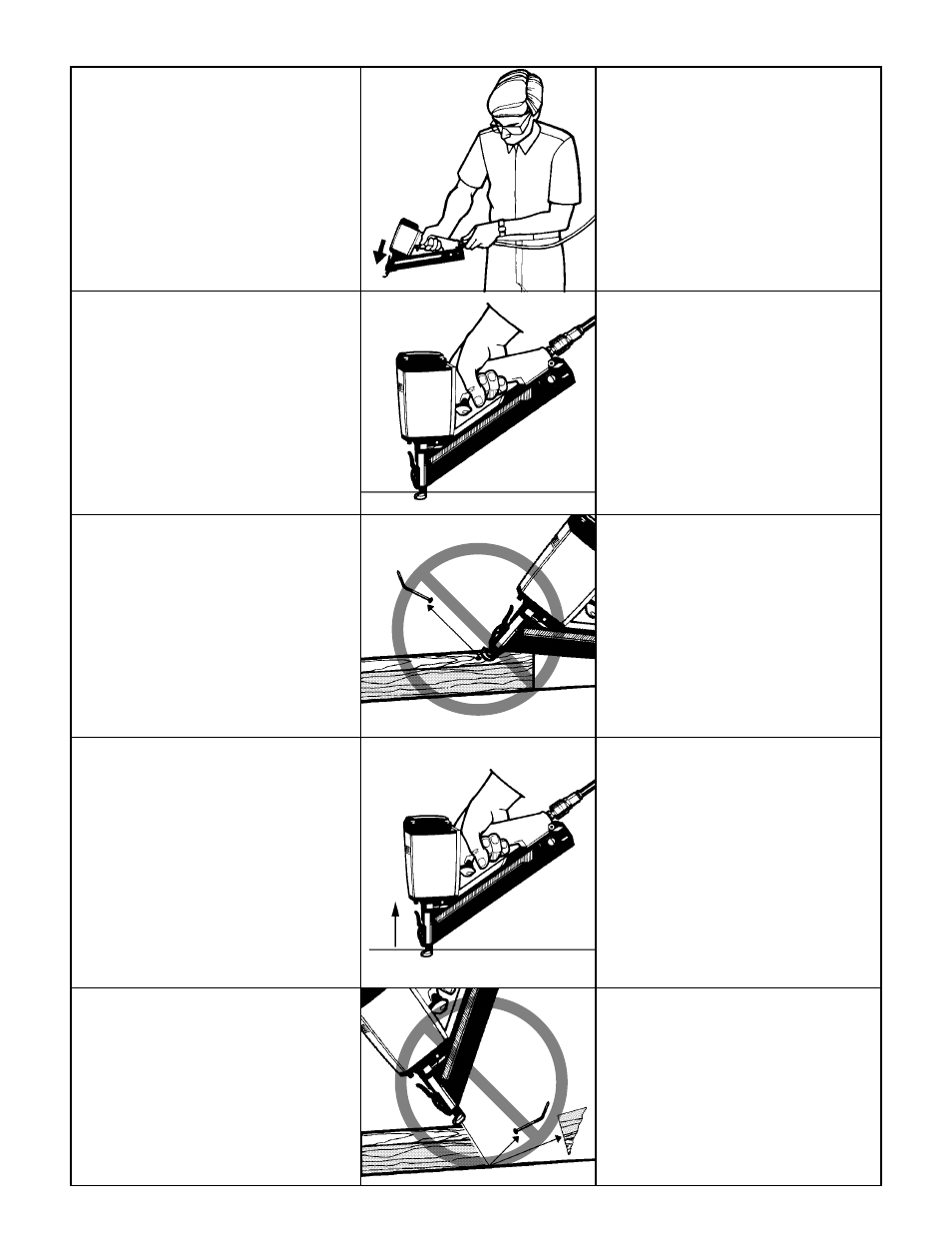 Safety warnings, Avisos de seguridad, Sicherheitshinweise | Consignes de sécurité | Senco SFN1 User Manual | Page 4 / 16