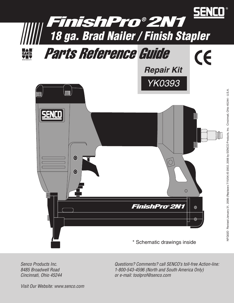 Senco 2N1 User Manual | 4 pages