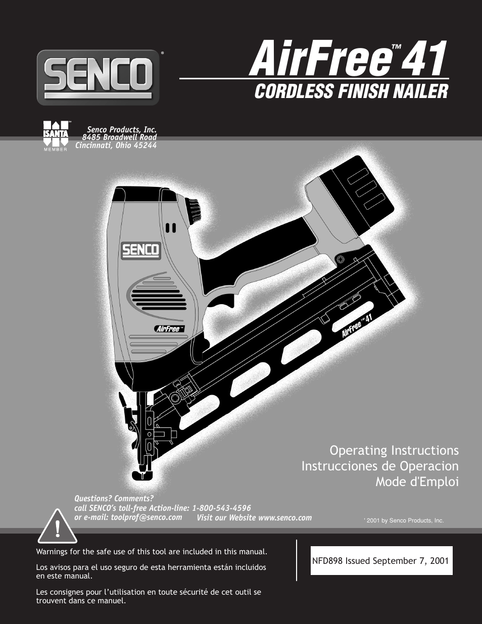 Senco 41 User Manual | 16 pages