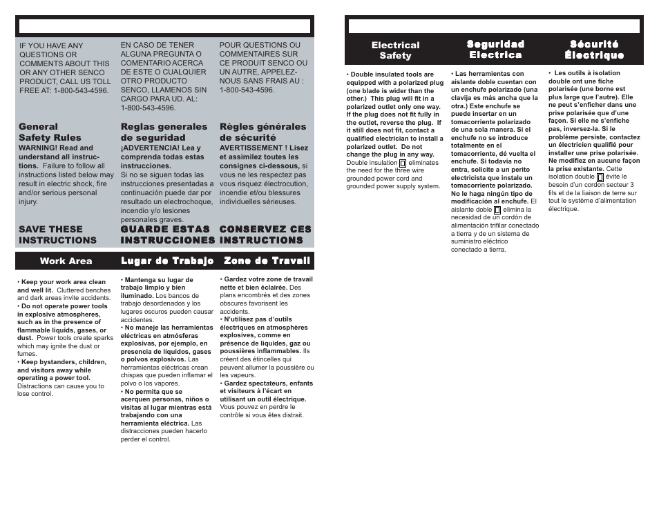 Senco SG4000 User Manual | Page 3 / 19