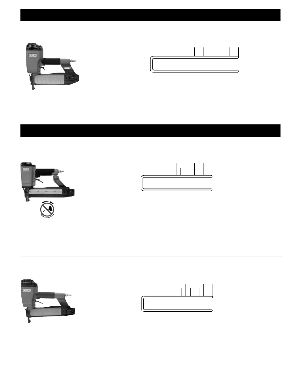 Senco SNS45 User Manual | 4 pages