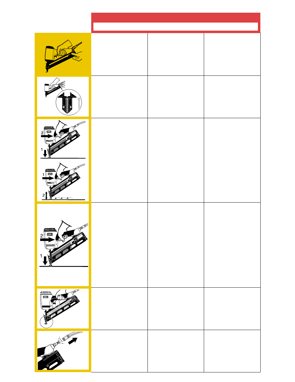 English espanol francais, Sfn1/sfn1+ only | Senco SFN40 User Manual | Page 3 / 8